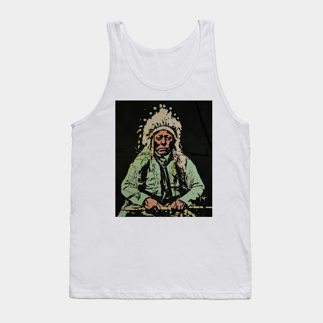 Bear Man-Southern Cheyenne (color) Tank Top by truthtopower